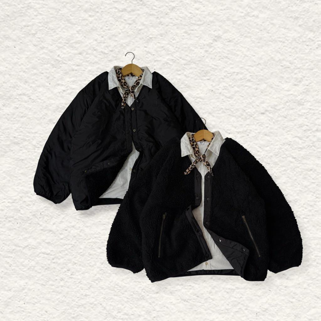 w closet outer jacket size L boxy