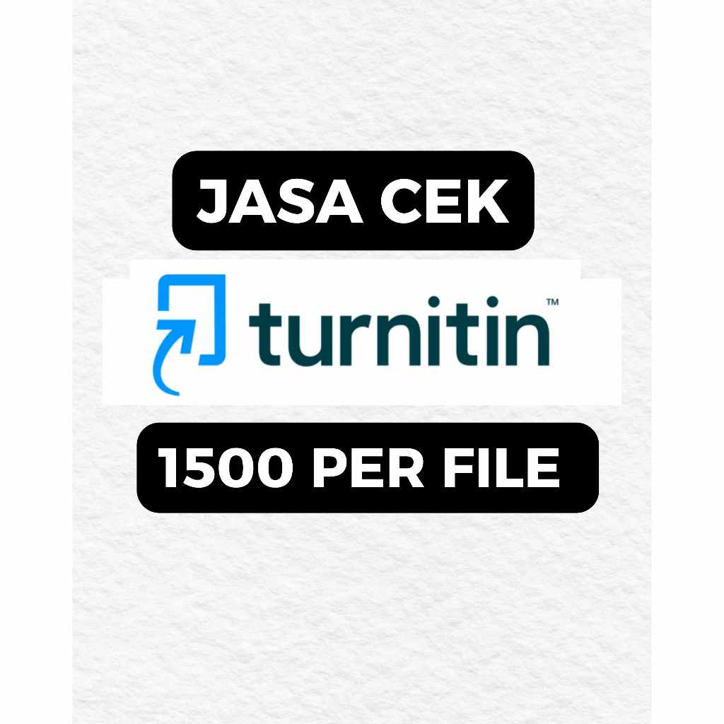 JASA CEK TURNITIN MURAH