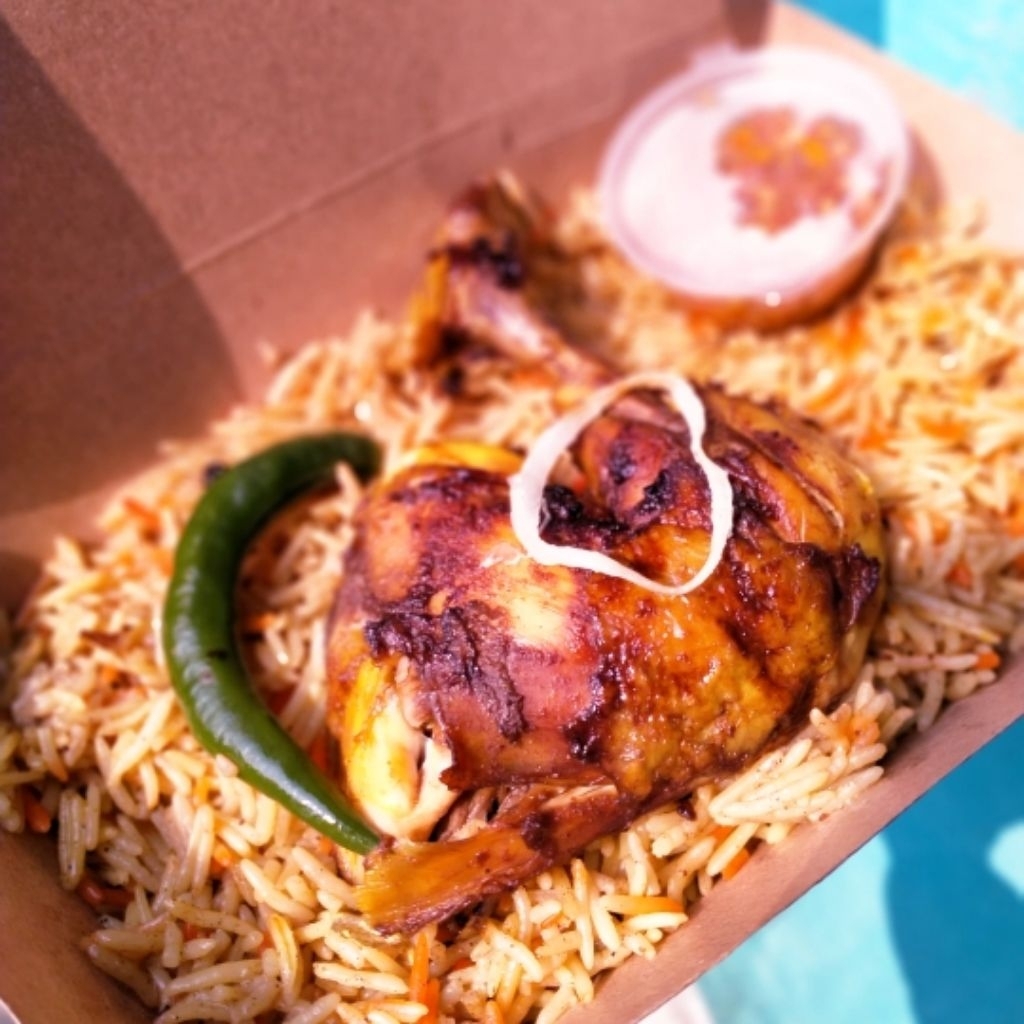 nasi kebuli atau nasi briyani ayam