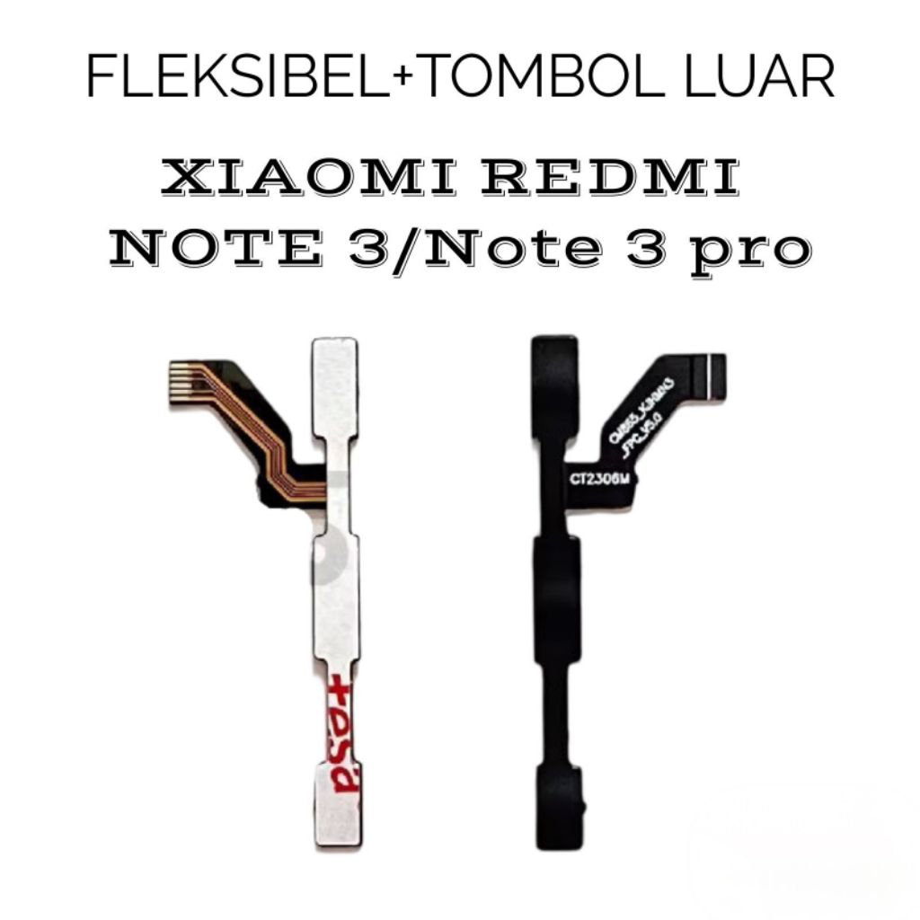 FLEKSIBEL/TOMBOL LUAR XIAOMI NOTE 3/NOTE 3 PRO