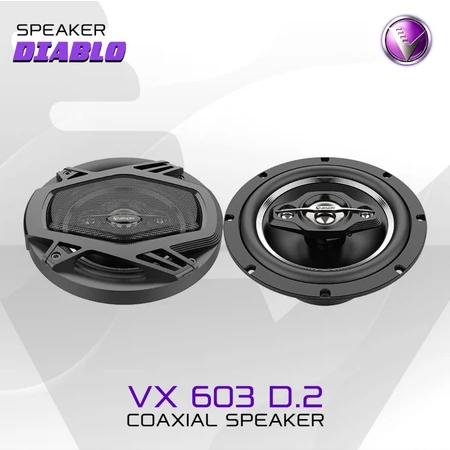 Speaker Venom Diablo Series - Speaker Venom VX603D.2 - Speaker VX603D.2 Coaxial 6" - Speaker Diablo 