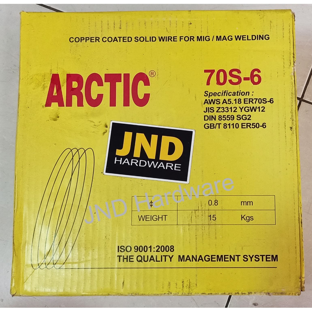 Kawat Las CO 0.8 mm/ MIG Wire ER70S-6 / ER70S - 6 / ER 70 S, ARTIC 0.8 mm