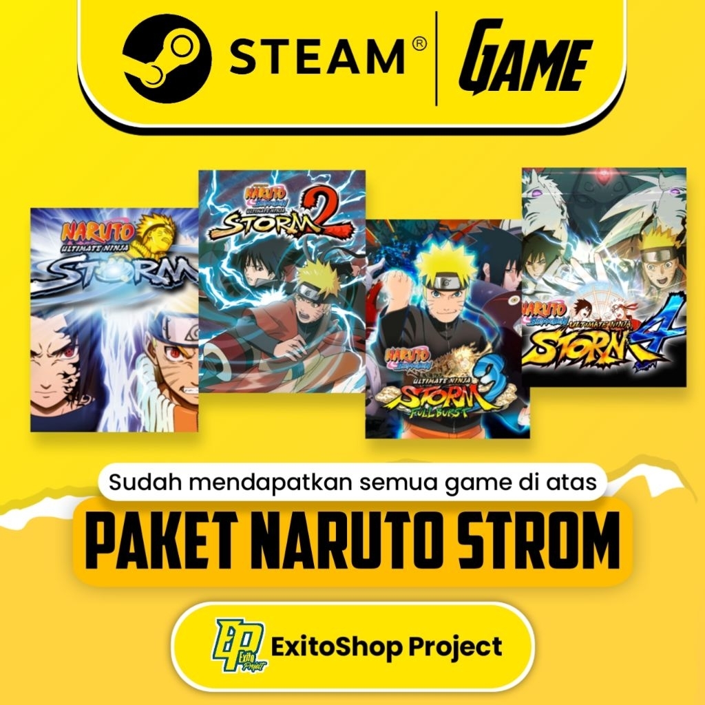 NARUTO STROM, NARUTO STROM 2, NARUTO STROM 3, NARUTO STROM 4 GAME ORIGINAL STEAM