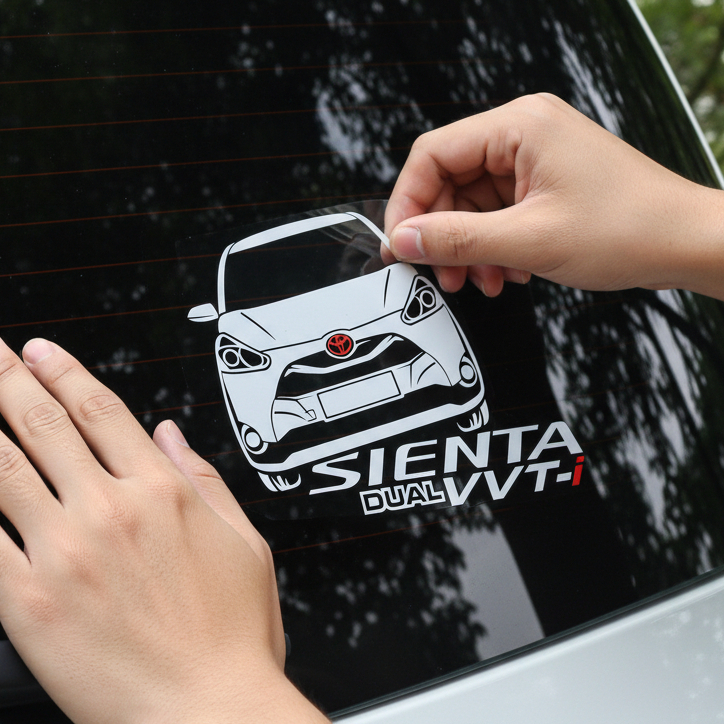 Stiker TOYOTA SIENTA 2021 Cocok Untuk Variasi Kaca Mobil