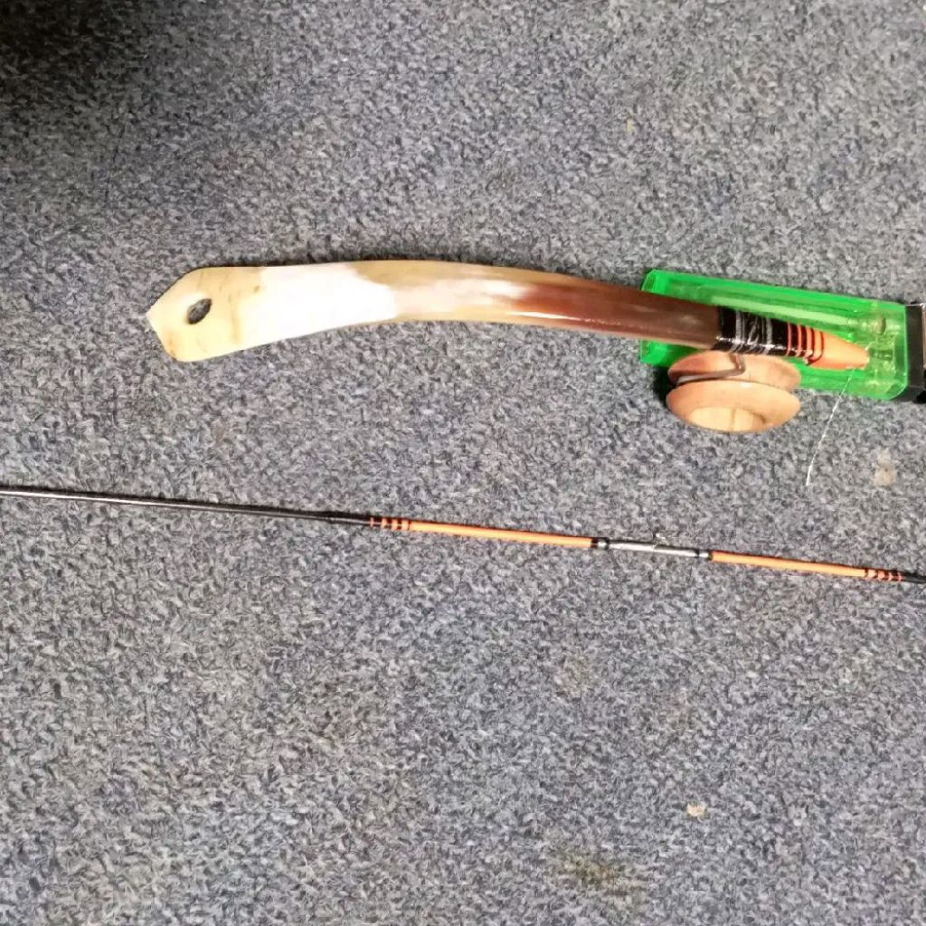 PROMO joran pancing wader lentur dari tanduk dan viber optik 70cm sampai 1.2 meter