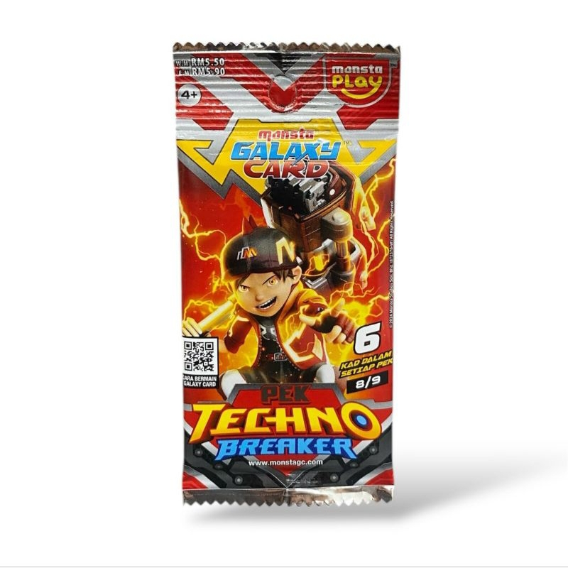 Gramedia Batam - Monsta Galaxy Card | Pek Techno Breaker | Edisi Boboiboy Gentar