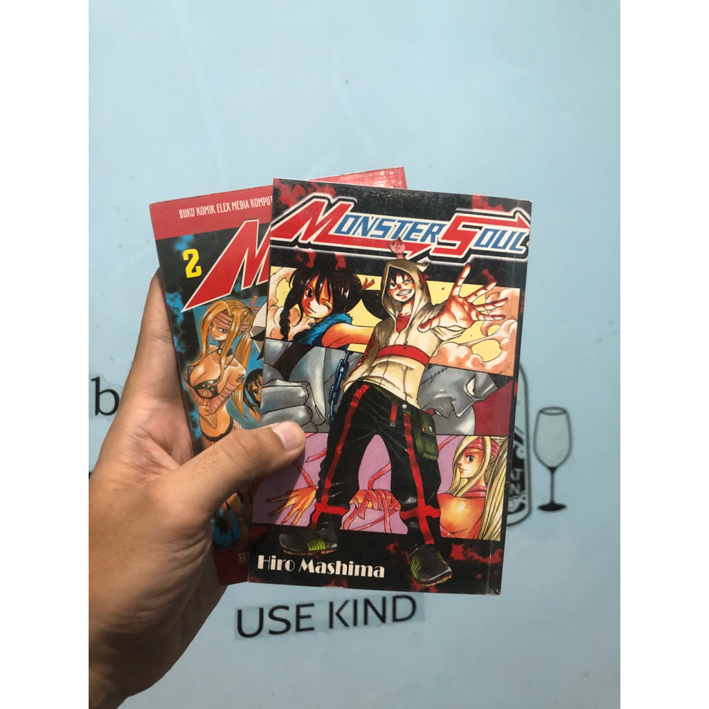 Komik Monster Soul Vol 1 & 2 , Set Only , Bekas