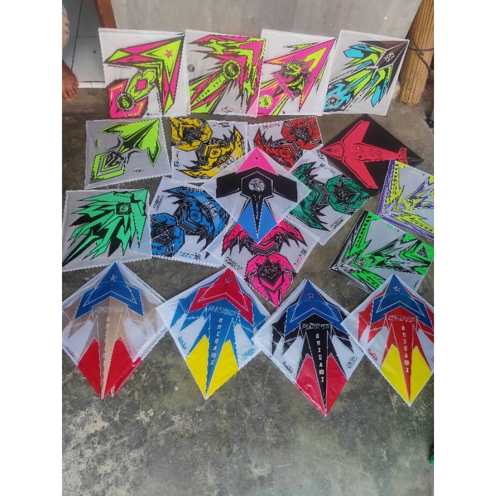 layang-layang superan fiber x petung