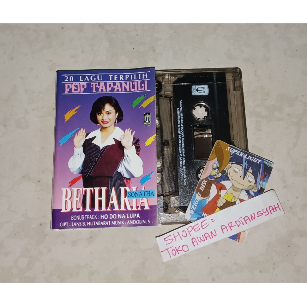 kaset pita betharia sonatha 20 lagu terpilih pop tapanuli betharia sonatha