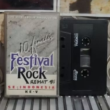 kaset pita 10 FINALIS FESTIVAL ROCK SE-INDONESIA KE-V