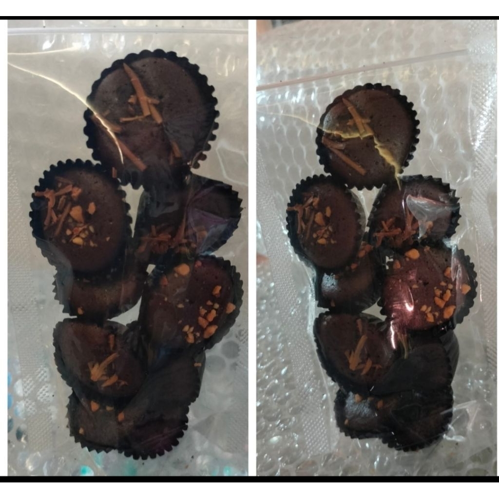 brownies cookies kering (cup mini ) isi 9 pcs