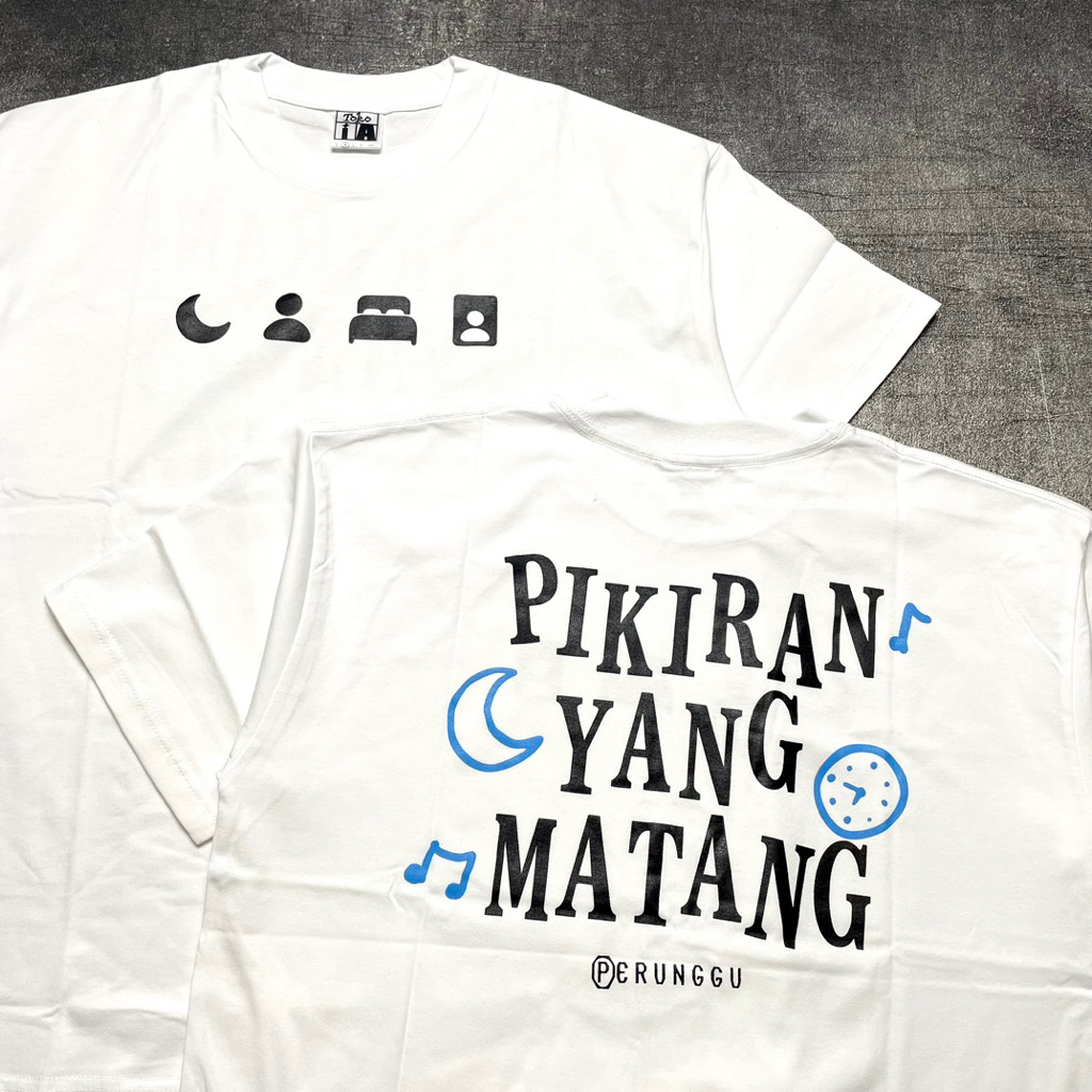 GNOBMEL MERCH TSHIRT PERUNGGU - PIKIRAN YANG MATANG Official Merchandise KAOS PRIA