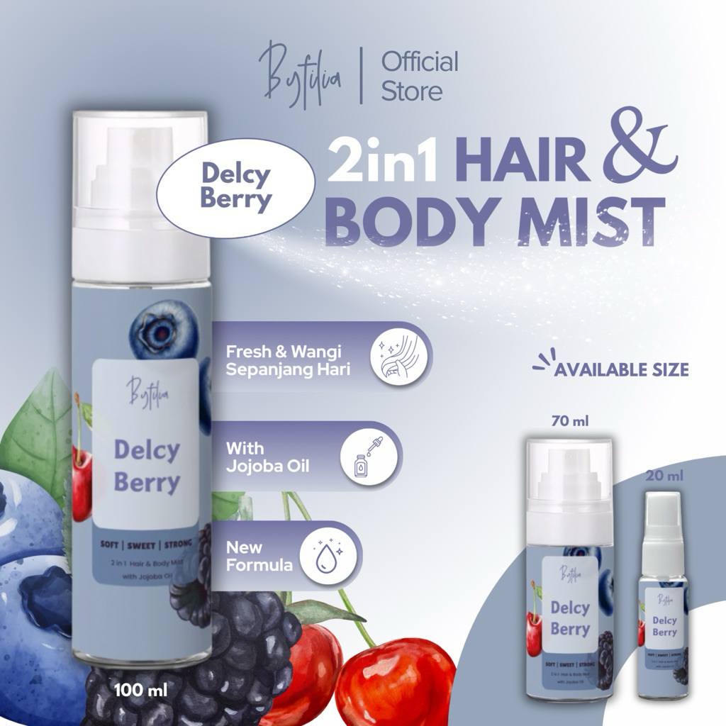 BYFILIA — DELCY BERRY 2in1 Hair and Body Mist Parfum Hairmist Bodymist
