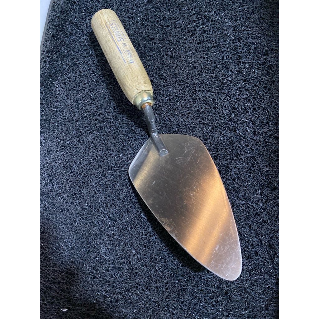 sendok semen / cetok Semen Galur Stainless Asli - Panjang