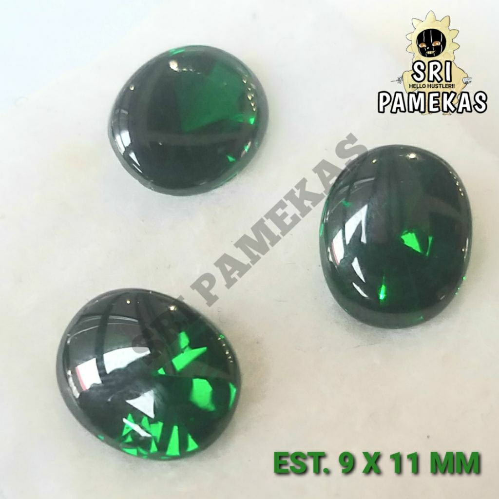 Grand Collector Selection Batu Peemata Hadiah Bunda Pantai Selatan Ultra Glow Green Emerald Bangkok 