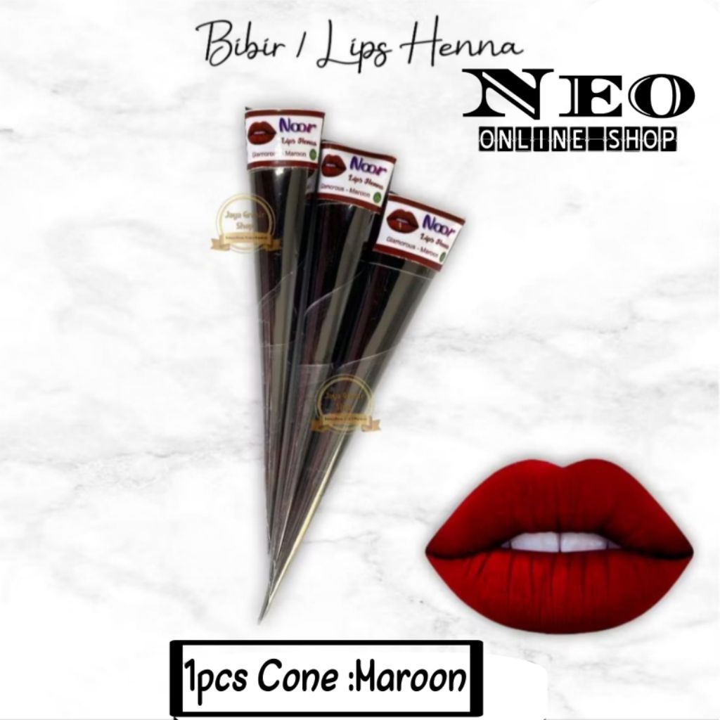 Henna bibir ,Henna bibir halal readi 4 warna