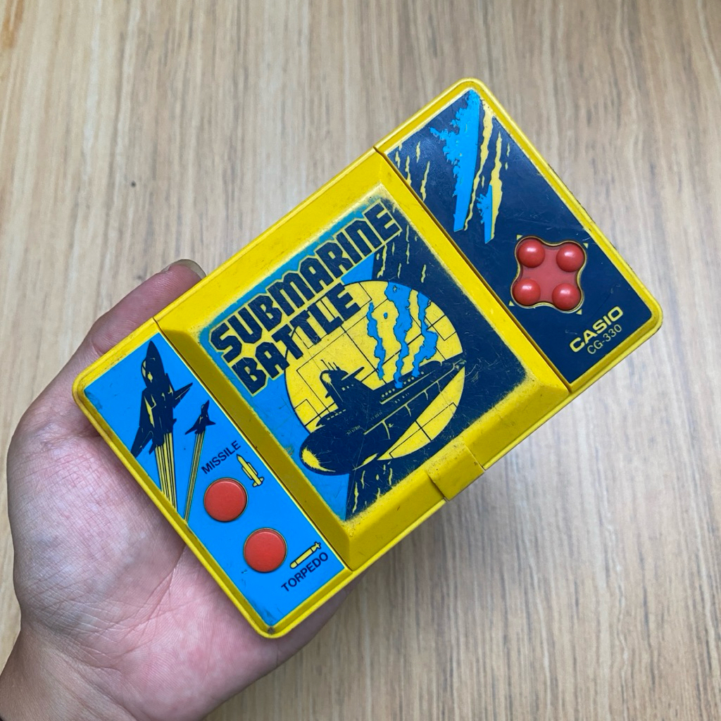 Konsol Game Second - Casio CG-330 Submarine Battle Vintage