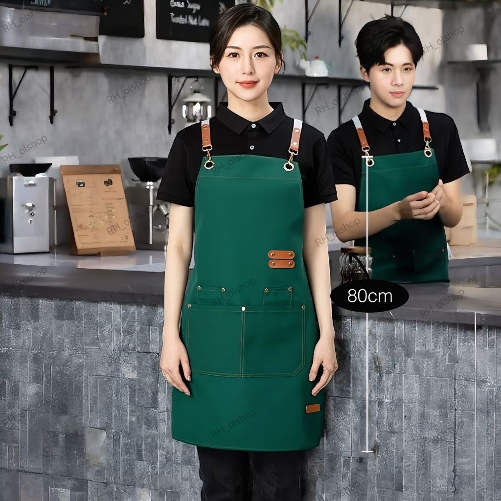 APRON ANTI AIR APRON BARISTA KOREAN STYLE PRIA WANITA APRON BARBERSHOP