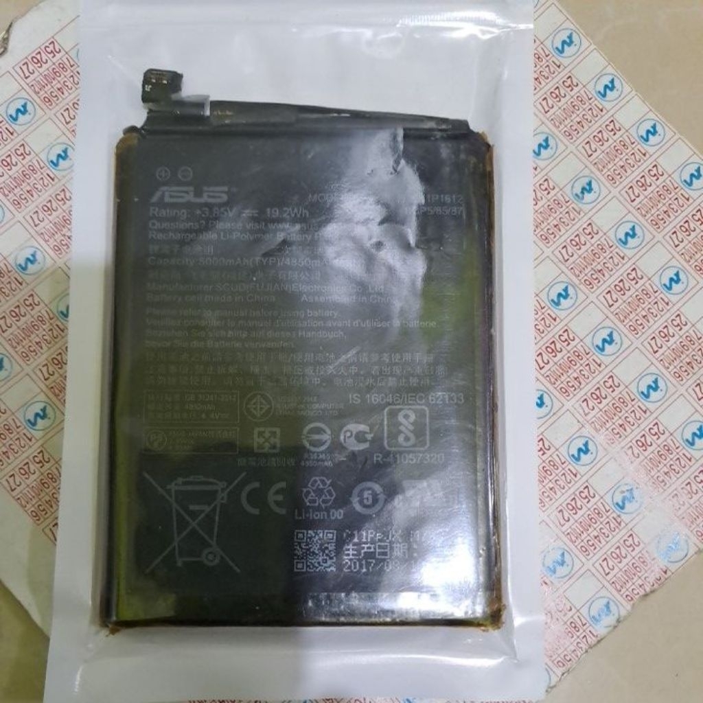 batre ori bekas asus max pro m1/m2,no garansi