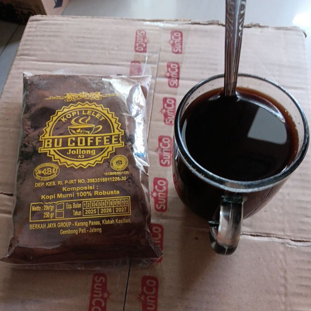Kopi bubuk / Kopi lelet 200 gr khas jolong pati jawa tengah