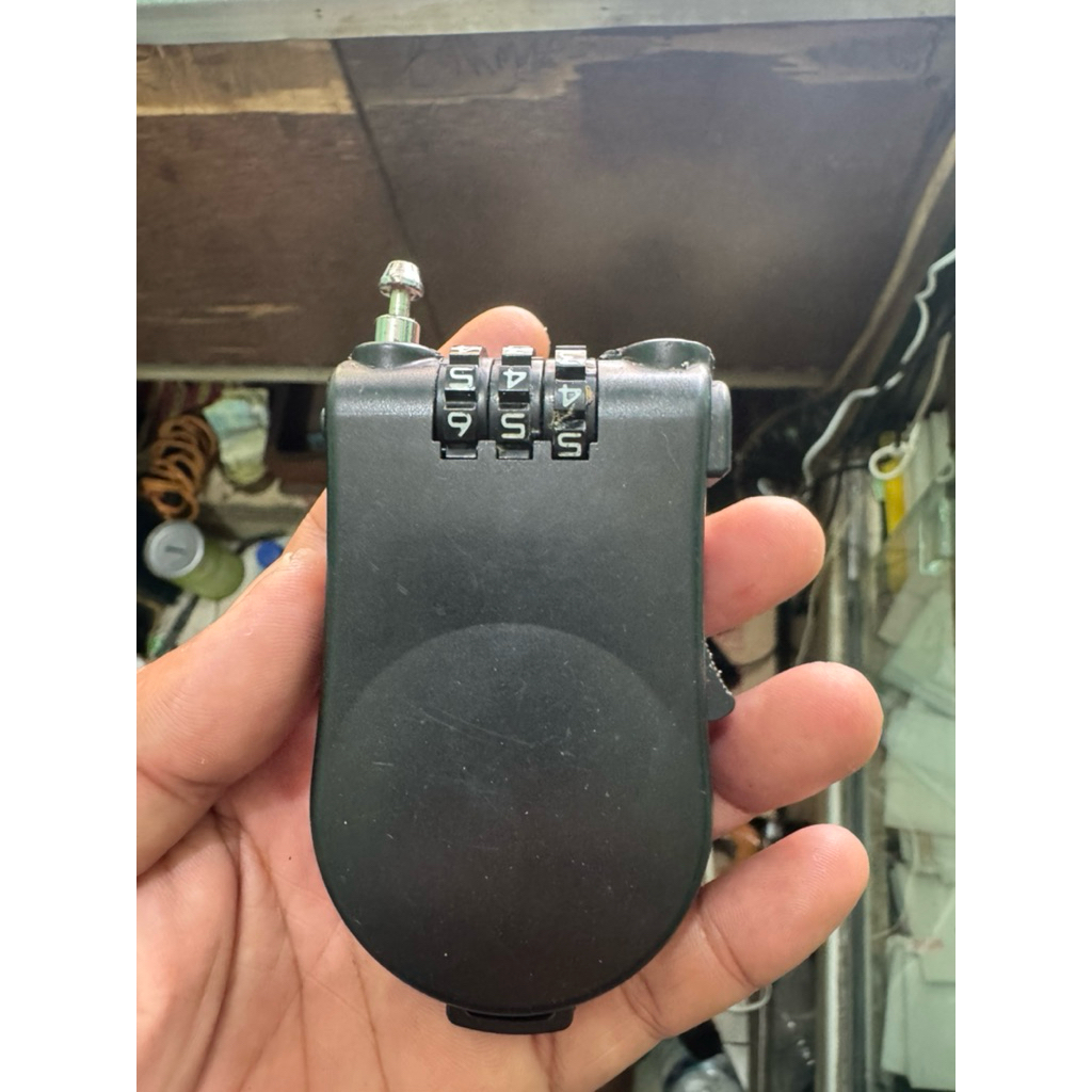 GEMBOK KUNCI SEPEDA TALI SLING BAJA LOCK 3 DIGIT