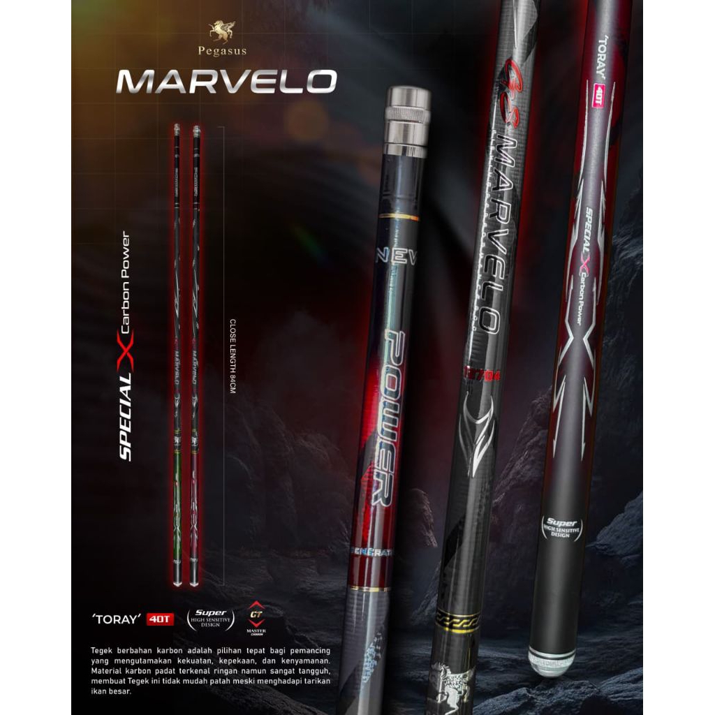 tegek katana marvelo panjang 210.240.270 kaku