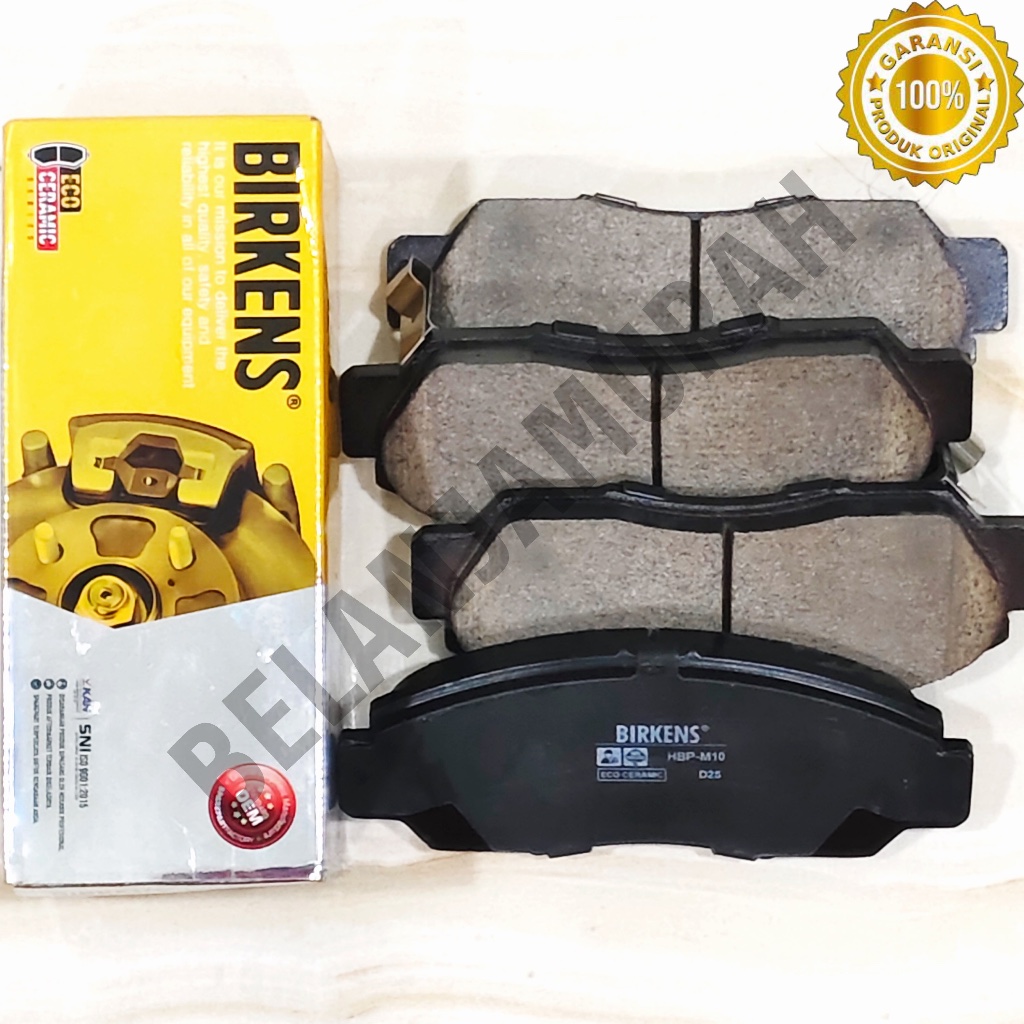Brake Pad / Kampas Rem Depan Honda BRV, Stream, Odyssey, Accord, Civic 100% Asli Birkens 45022-S7A-0