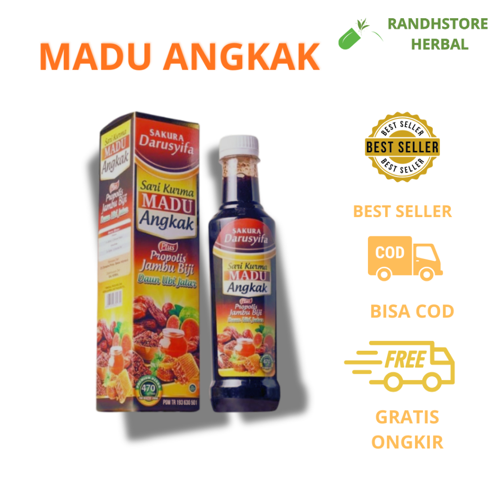 madu angkak sari kurma asli 100% original