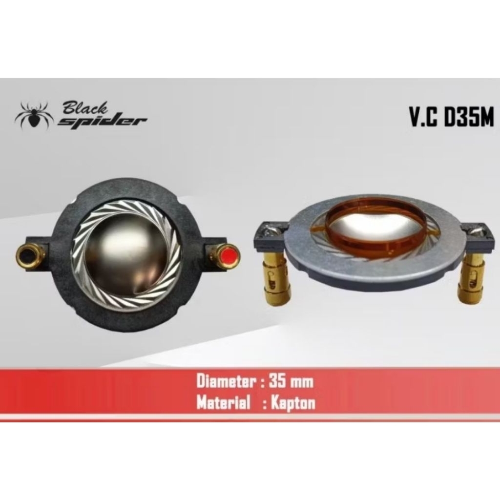 spul twiter black spider Bs D-35m origal produk