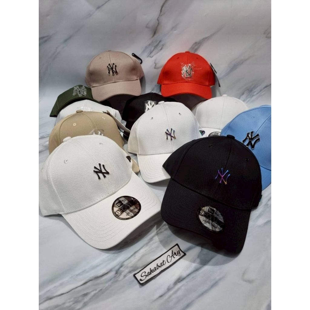 Topi NY Yankees Baseball Logo Metal Kecil