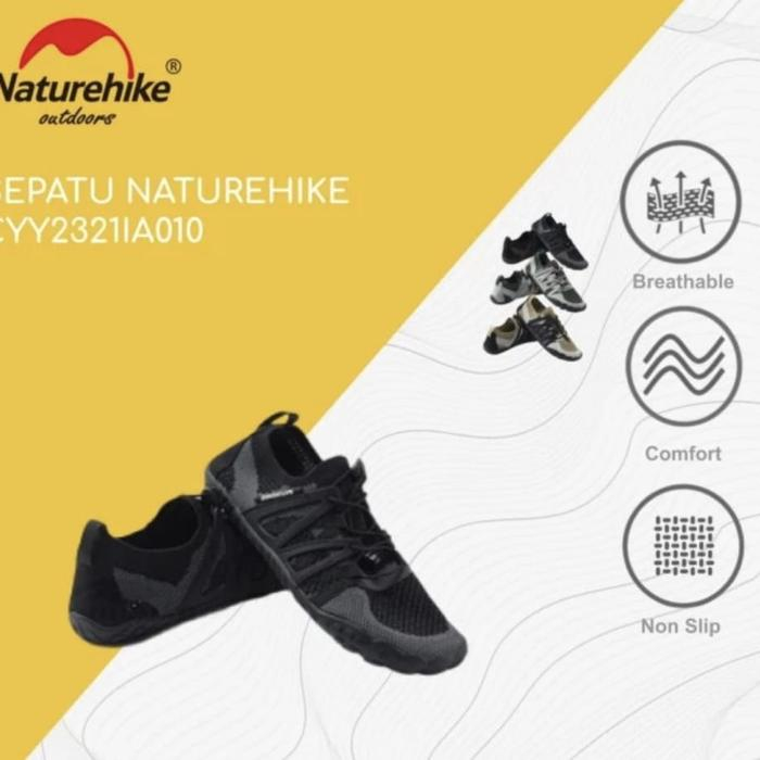 Sepatu Hiking Naik Gunung Camping Naturehike CYY2321IA010 - GREY L - SECOND / BEKAS / PRELOVED