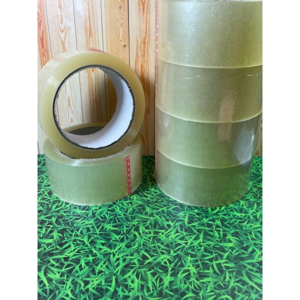 lakban bening coklat 100y 2inch 43microm