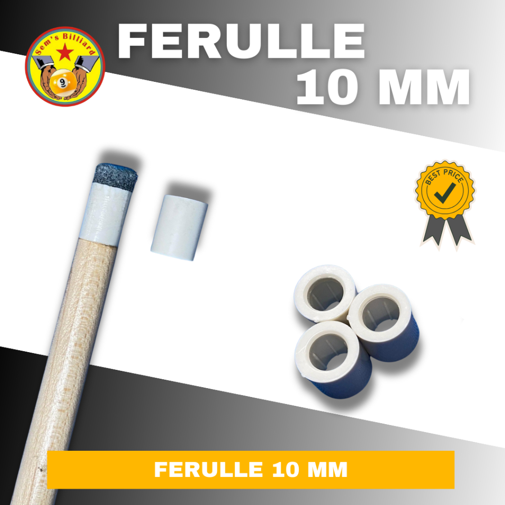 Ferul Stick Billiard 10 mm - Ferul Stick Bola Kecil - Ferul Stick Billiard - Billiard