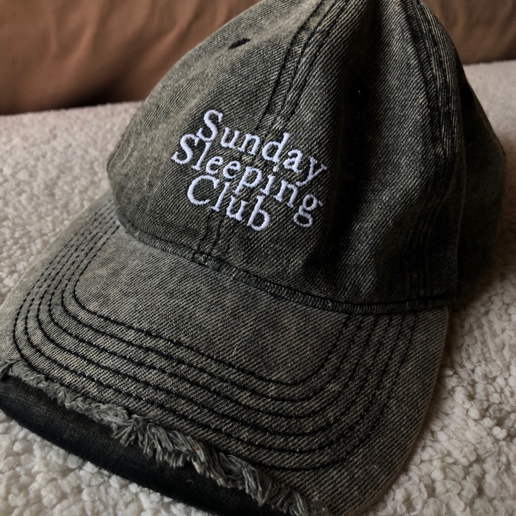 Preloved Topi Washed Denim Ballcap Miniso