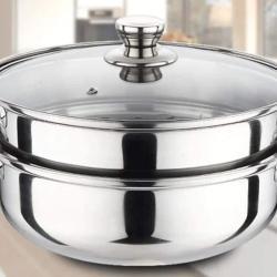 Panci Steamer 28cm/ Panci Steamer Multifungsi/ Panci Stailessteel