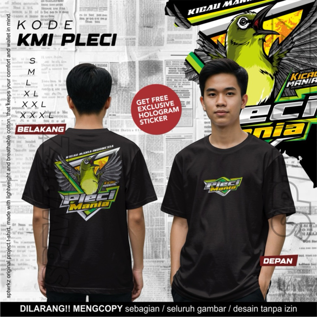 Kaos-PLECI MANIA/ T-shirt-KMI PLECI