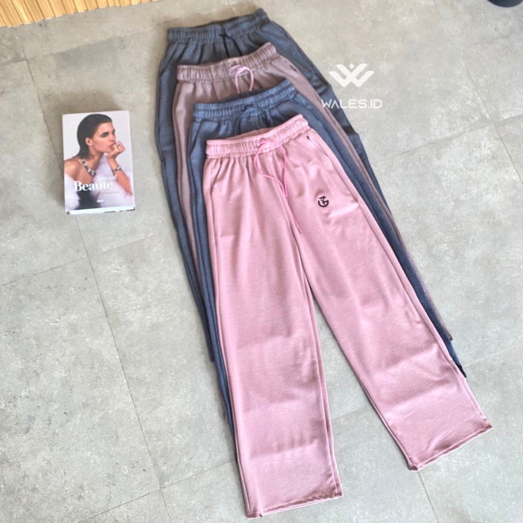 GEA Kulot Knit Korean Style Celana Kulot Panjang Wanita Premium