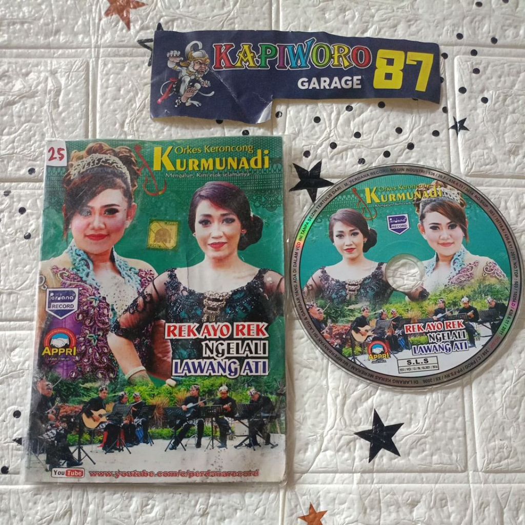 VCD,,,ORKES KERONCONG KURMUNADI,,REK AYO REK