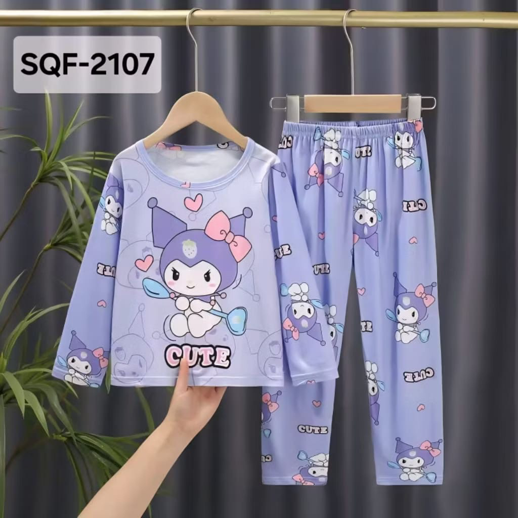Baju Anak Import Anak Karakter Korumi Cute / Baju Anak import / Kaos Anak / Baju Tidur anak Import /