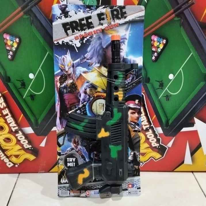 Mainan Pistol anak bunyi kretek-kretek