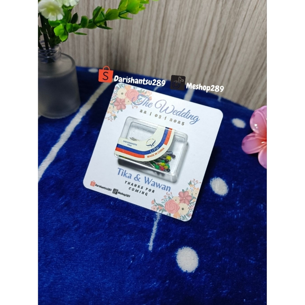 Souvenir Murah Jarum Pentul Mini Kotak