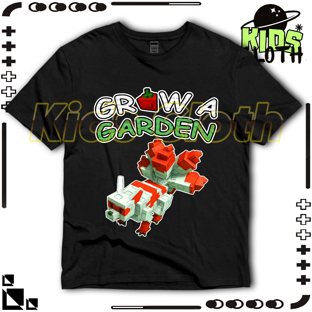 BAJU ANAK ANOMALI  GROW A GARDEN PET KITSUNE KAOS ANAK  GROW A GARDEN PET KITSUNE