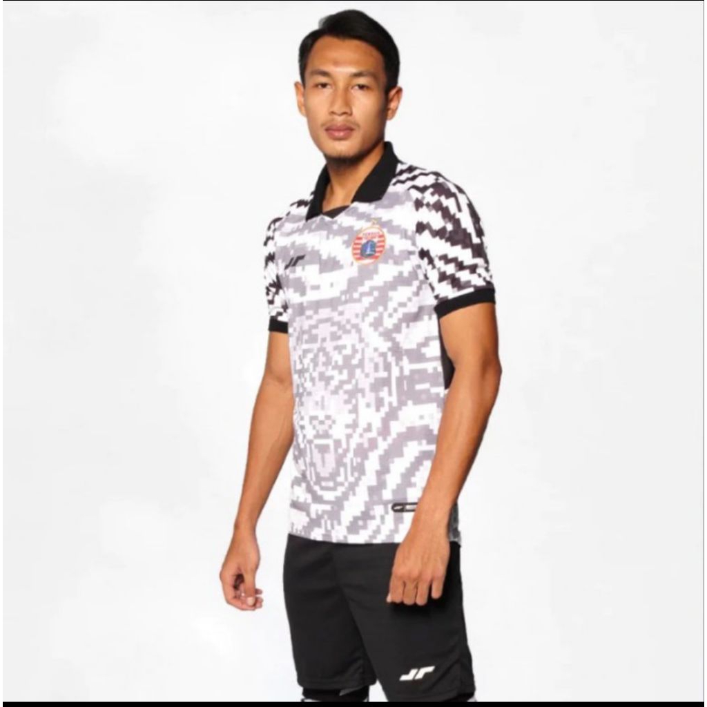 Jersey Tiger Pix Persija 2023 Away White - 4XL, Original JUARAGA