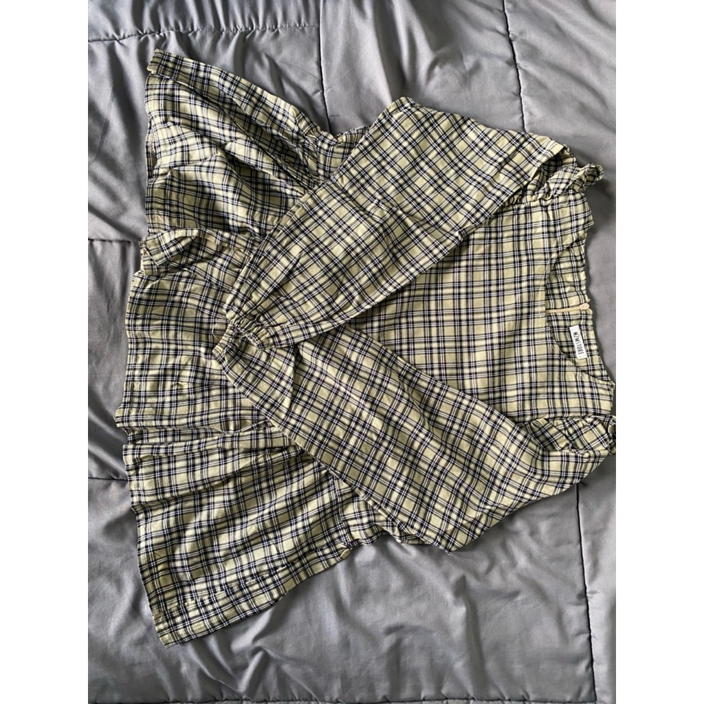 Preloved blouse tartan