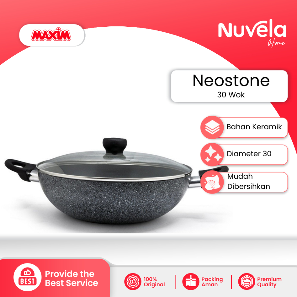 Nuvela HomeWAJAN MAXIM NEOSTONE WOK / WAJAN KERAMIK 30cm