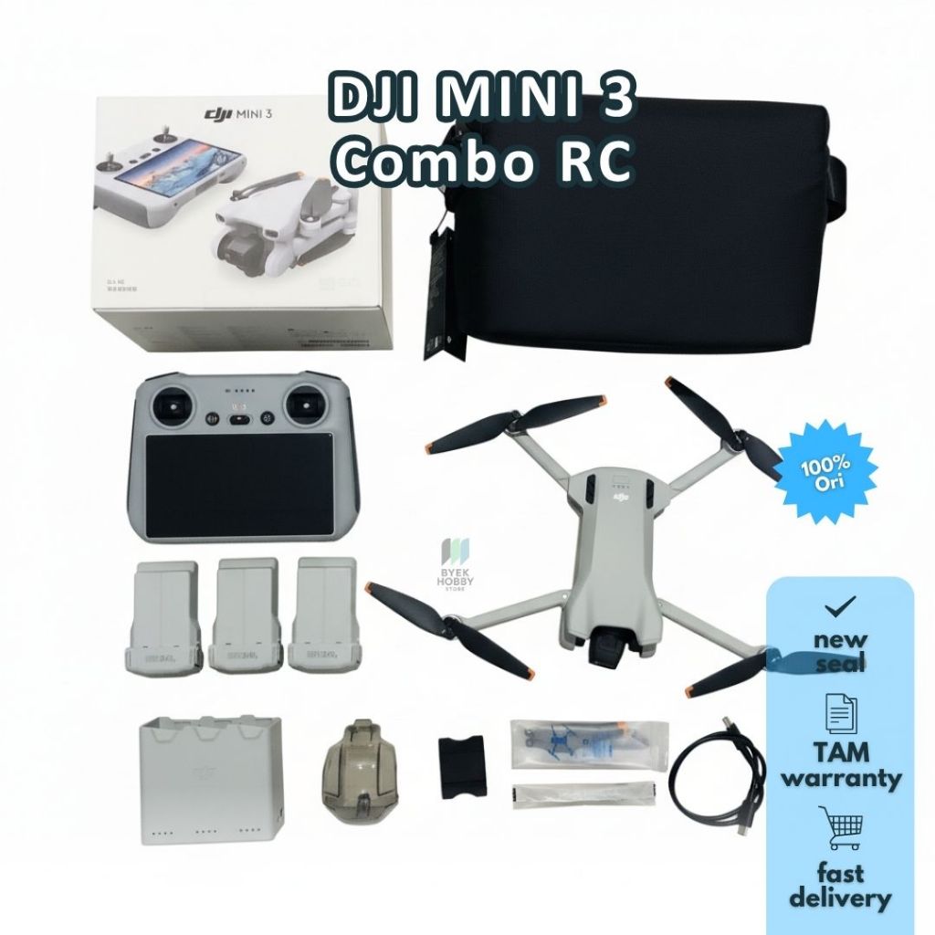 Drone DJI Mini 3 Fly More Combo with RC (Drone 4K Camera) - Second