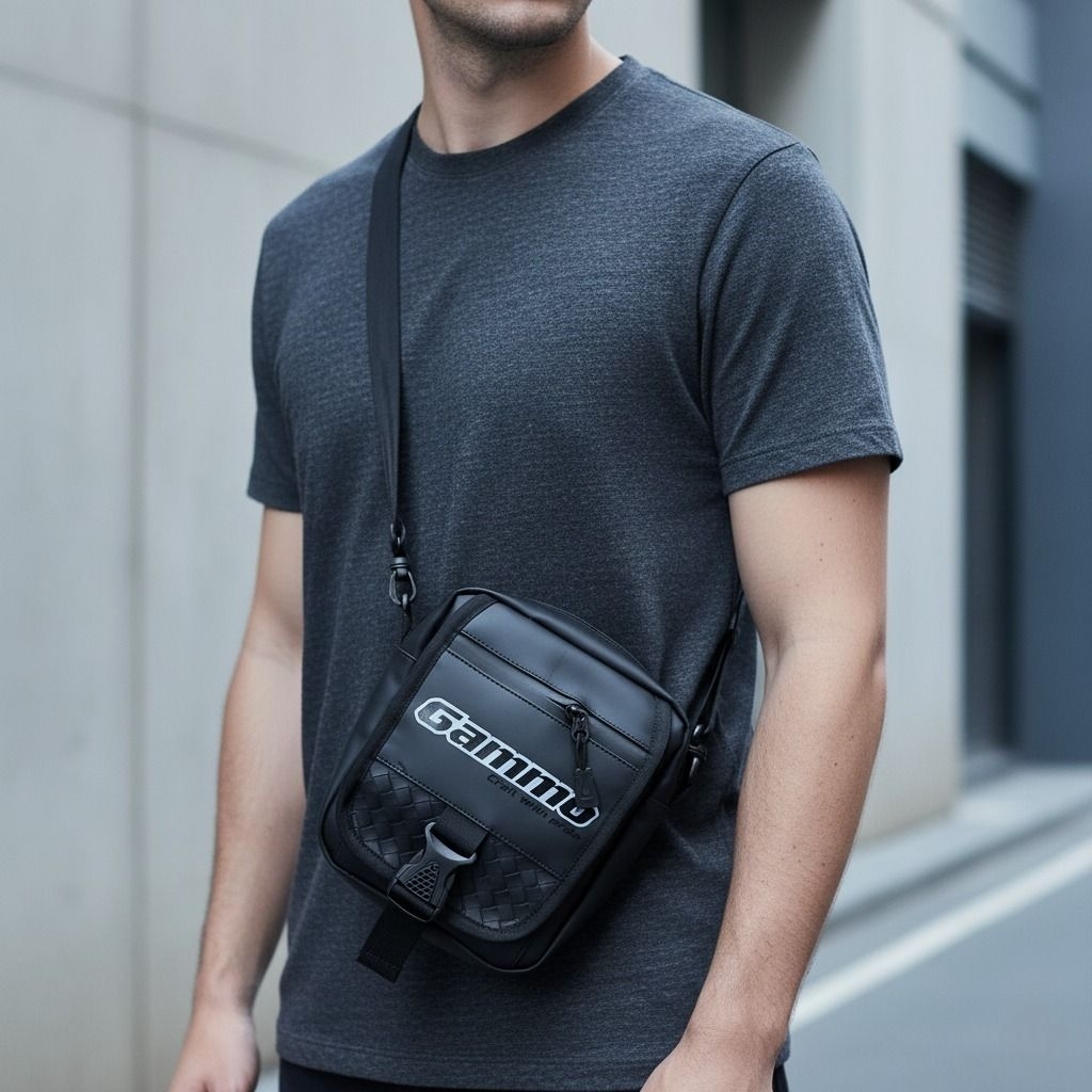 GAMMO HEXA- Tas Selempang Pria Anti Air Tas Slingbag Waterproof