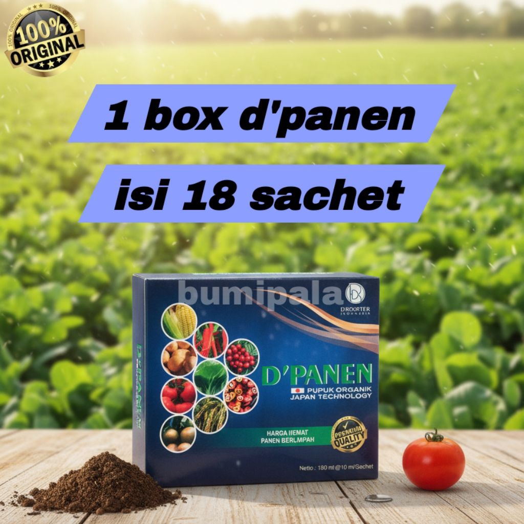 Pupuk D'panen 1 kotak (isi 18 sachet) d panen dpanen