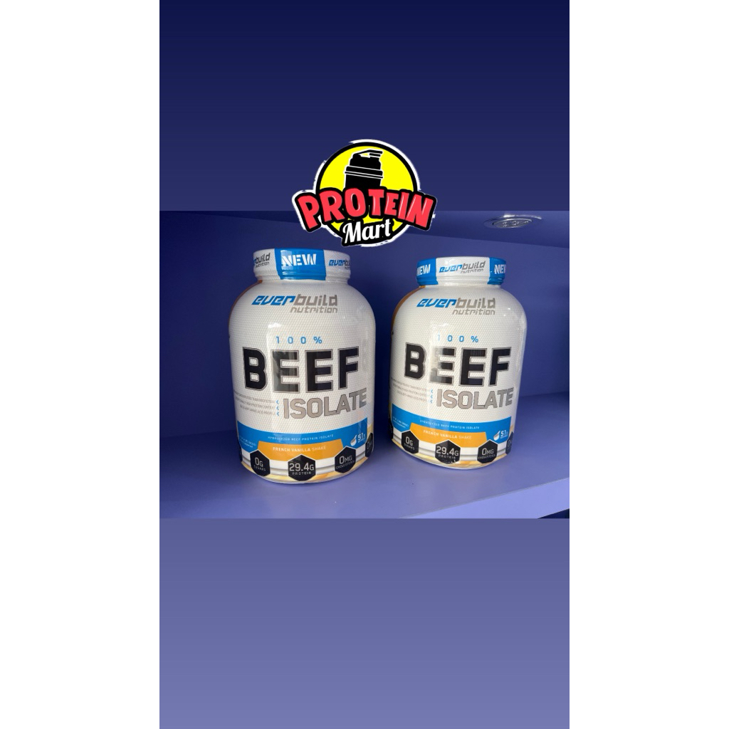 EVERBUILD BEEF ISOLATE 4lb Whey Protein Hydrolized