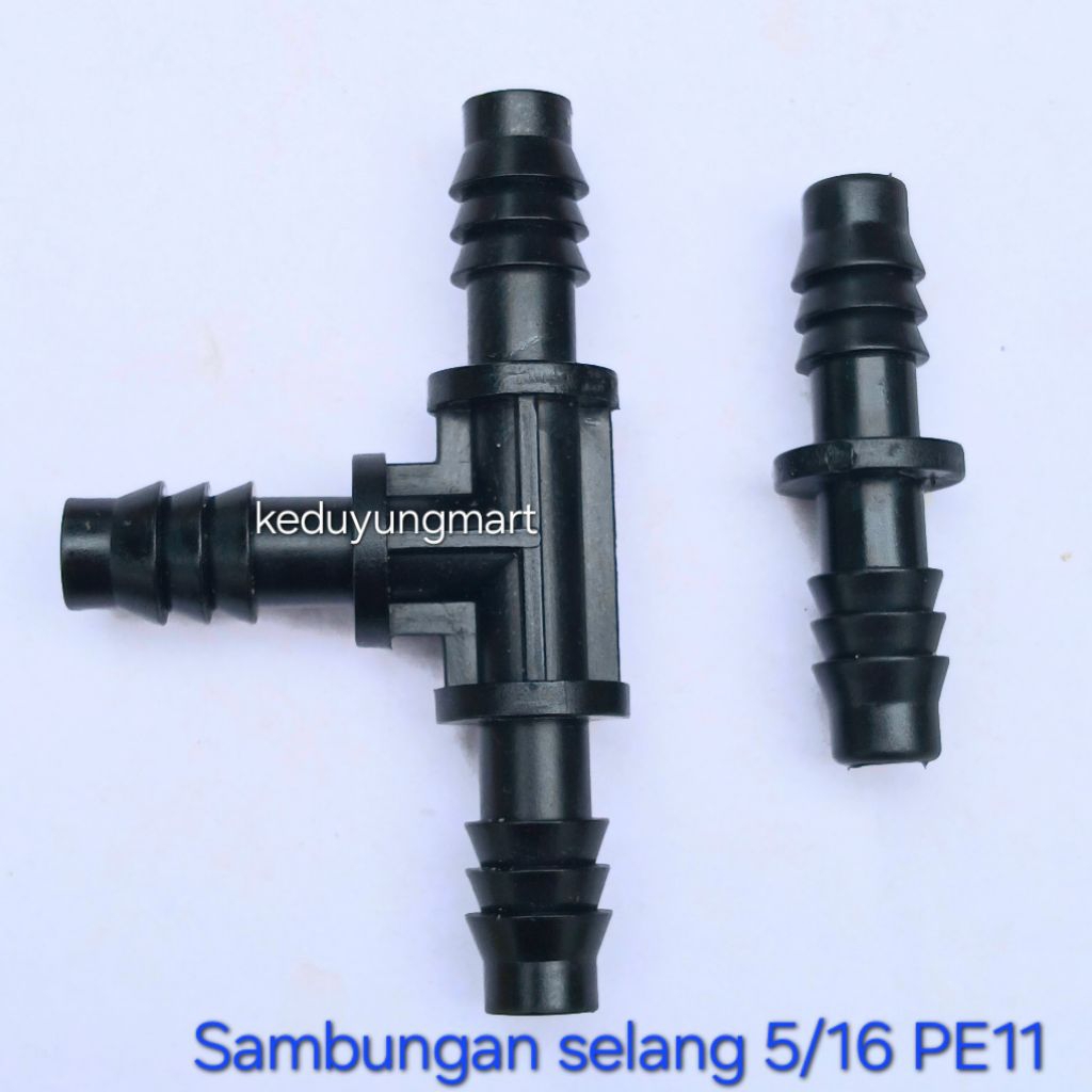 konektor sambungan selang 5/16 PE11